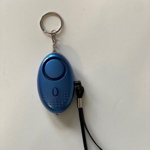 Alarm Keychain (Metallic Blue)